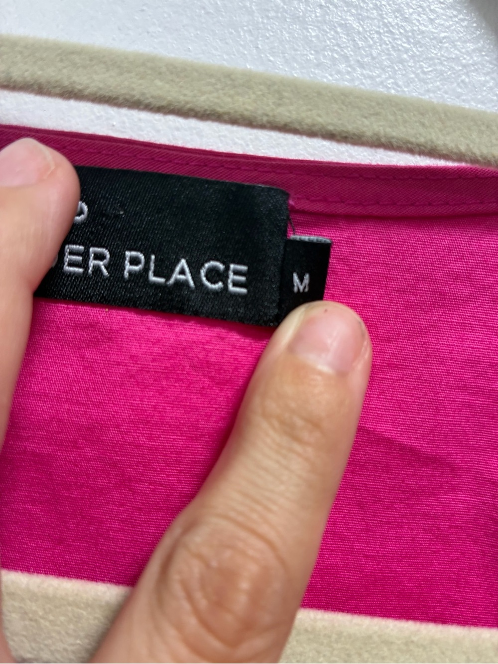 Pomander Place V-Neck Puff Sleeve Tunic in Hot Pink - Picture 6 of 9